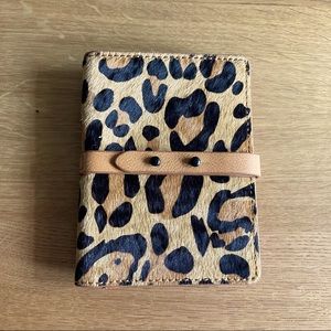 Anthropologie passport wallet. Leopard . NWT.